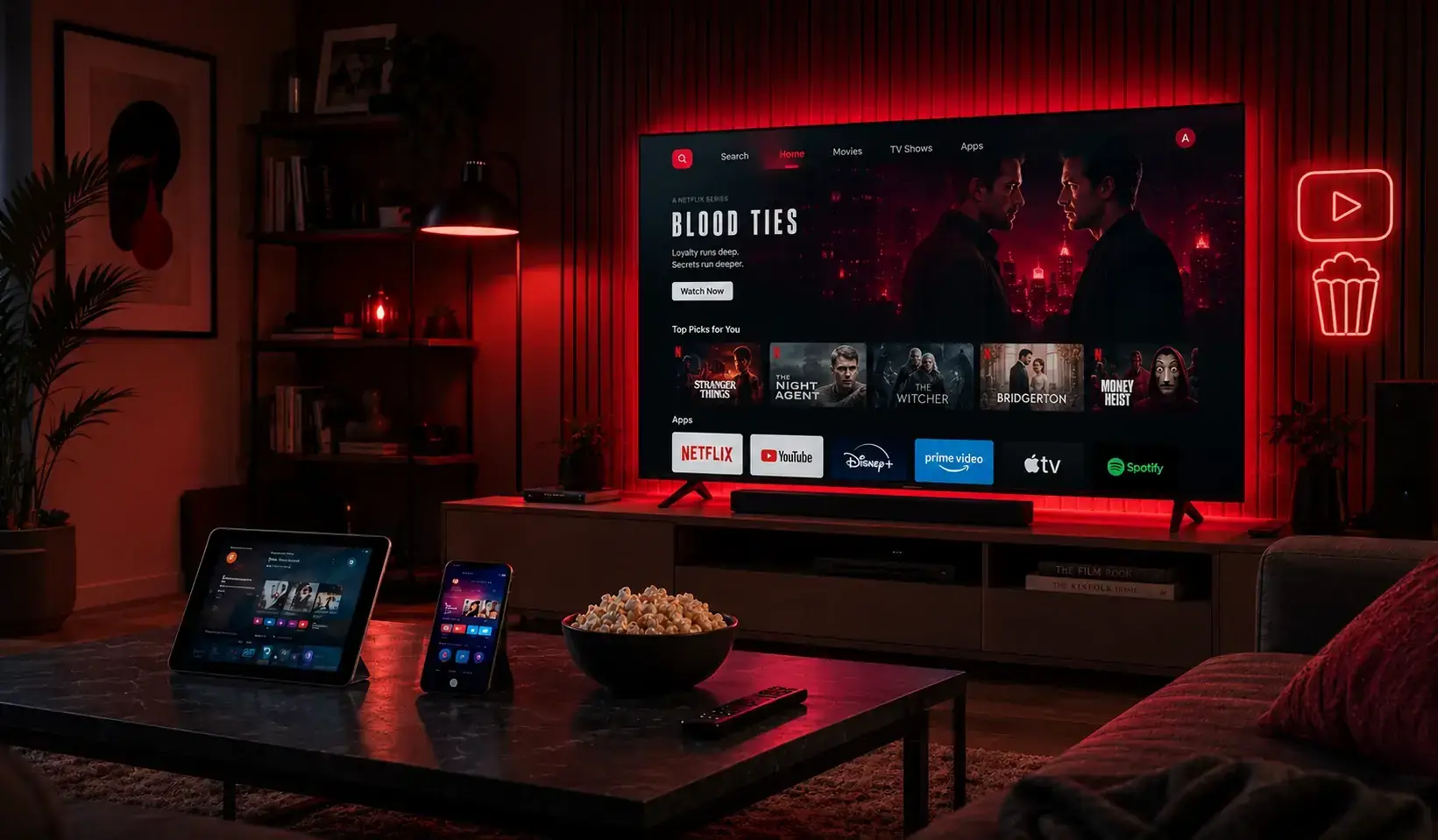Smart TV con servicio Euro IPTV España en alta definición